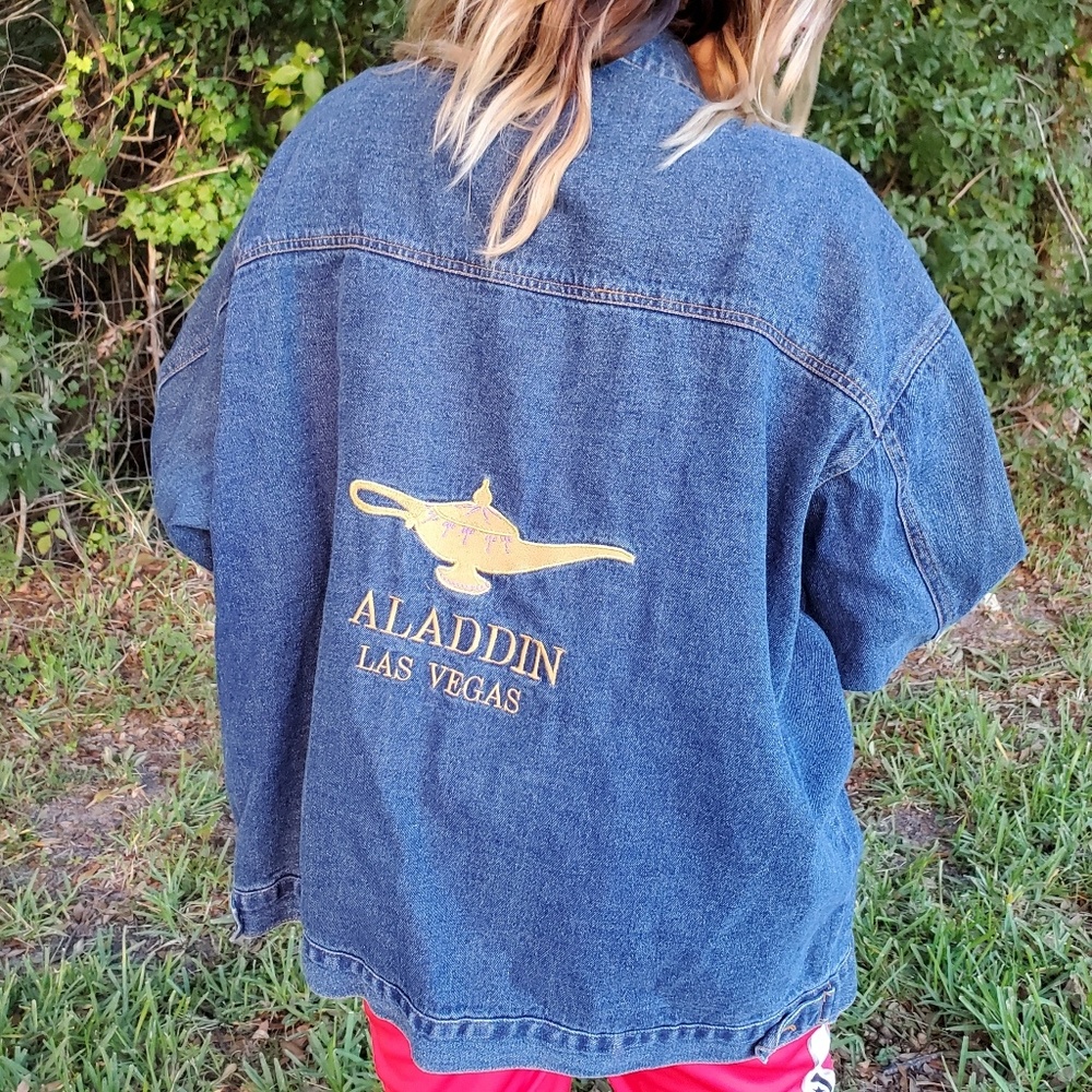 Aladdin Embroidered Denim Jacket